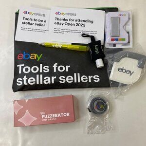 eBay Swag Bag Set With Fuzzerator Lint Brush & More eBayana